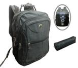 Mochila Executiva notebook Escolar faculdade Trabalho Premium Com Protetor para Chuva e estojo Mochila Executiva notebook Escolar faculdade Trabalho Premium Com Protetor para Chuva e estojo