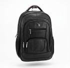 Mochila Executiva Premium em Couro PU Reforçada Entrada USB Preta Espaçosa