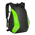 Mochila Expansível Motoqueiro Guarda Capacete Impermeável Verde