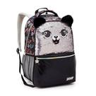 MOCHILA FEMININA 16" GATINHA BRILHANTE PRETA - Seanite Coleção 2025