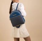 Mochila feminina azul rafitthy original