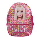 Mochila Feminina Barbie Filme Rosa Costas Criança Pequena