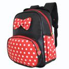 Mochila Feminina Casual Cursinho Meninas Bolinhas Lacinho