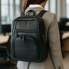 Mochila Feminina Couro Legítimo Casual Urbana Dia a Dia