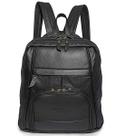 Mochila Feminina De Couro Leve Para Notebook 14 Polegadas