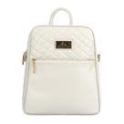 Mochila feminina de couro Lune marfim
