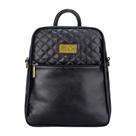 Mochila feminina de couro Lune preta