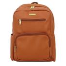 Mochila feminina em sintético p/ notebook de 15" - m-141 caramelo