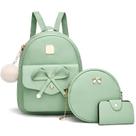 Mochila Feminina I IHAYNER - Bowknot Fashion Couro Verde