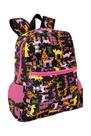 Mochila Feminina Infantil LS Gatos Com 4 Divisões - MO3189