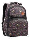 Mochila Feminina Juvenil Escolar Estampada Étnica Costas G