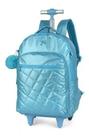 Mochila Feminina Juvenil Notebook Rodinha Barbie Metalizada