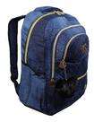 Mochila Feminina Juvenil Pompom Notebook Flamingo Aula M3992