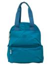 Mochila feminina média em nylon com 5 bolsos