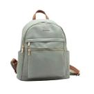 Mochila Feminina Microfibra Costas 8184593 Cinza