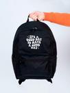 Mochila Feminina Nylon Its a good day Estampada Personalizada Resistente Grande Escolar Faculdade Bolsa Trabalho Viagem Mala Masculina