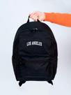 Mochila Feminina Nylon Los Angeles Estampada Personalizada Resistente Grande Escolar Faculdade Bolsa Trabalho Viagem Mala Masculina