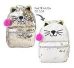 Mochila Feminina Paete Reversível Muda Cor Infantil Juvenil