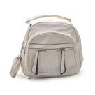 Mochila Feminina Pequena Couro Moderna com Porta Nécessaire