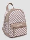 Mochila Feminina Pequena Nude Chess