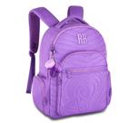 Mochila Feminina Soft com Matelassê 17,5" - Clio Coleção 2025