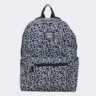 Mochila Feminina Teen Logo PJ Preto Branco Petite Jolie PJ11055II