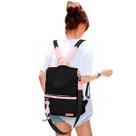 Mochila Feminina Transversal Vira Bolsa Ombro Lateral Fechamento Antifurto Antiroubo Luxo Resistente Moderna Com Mimo