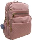 Mochila feminina universitária sport estilosa passeio lançamento- Marrom