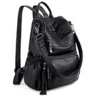 Mochila Feminina UTO - Couro Vegana Preta - Moda