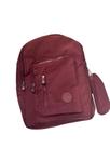 Mochila Feminina Vinho com Estojo Removível