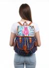 Mochila Feminina Vintage Artística Estrelas Retrô