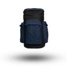 Mochila Ferramental Preto com Azul 50Litros Lona Encerada
