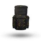 Mochila Ferramental Preto com Camuflado 50Litros Lona Encerada