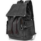 Mochila FH Canvas Vintage Black 22L para homens e mulheres Mochila FH Canvas Vintage Black 22L para homens e mulheres