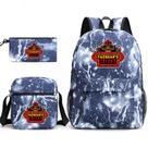 Mochila Five Nights, 3 unidades/conjunto de nylon para crianças ou estudantes