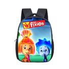 Mochila Fixies Children School Student Poliéster Preta
