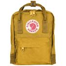 Mochila Fjällräven Kanken Mini para mulheres em nylon ocre marrom