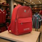 Mochila Fluminense Oficial Porta Notebook Escolar Unissex Vermelha