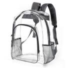 Mochila Fomaris Clear Heavy Duty Transparente em PVC Cinza Mochila Fomaris Clear Heavy Duty Transparente em PVC Cinza