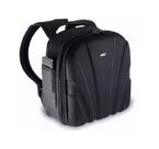 Mochila Fotografica Para Câmera Lente E Acessórios Com Frente Rígida Preta