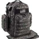 Mochila Fralda para Pai Dinictis Militar Impermeável 46 x 35 x 25 cm