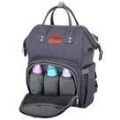 Mochila Frasqueira para Fraldas RAJRANG Mini Mochila Cinza Carvão 46x38x18 cm