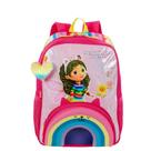 Mochila Gabby Fadas Rainbown Colorida Grande Sestini