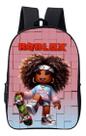 Mochila Game Estilo Blox Avulsa Colorida Faculdade Curso