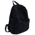 Mochila GAMLFL Black Canvas Retro Aesthetic para mulheres e homens Mochila GAMLFL Black Canvas Retro Aesthetic para mulheres e homens