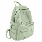 Mochila GAMLFL Sage Green Canvas para mulheres em estilo retrô 19L Mochila GAMLFL Sage Green Canvas para mulheres em estilo retrô 19L