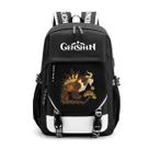Mochila Genshins Impacts Cartoon Kids School Canvas 0,7 kg