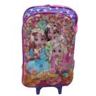 Mochila Grande Com Rodinha Escolar Infantil Princess