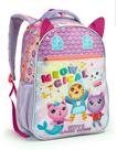 Mochila Grande Infantil Escolar Gato Meow Gical Gatinhos Orelha 3D De Costas Menina Mochila Grande Infantil Escolar Gato Meow Gical Gatinhos Orelha 3D De Costas Menina