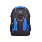 Mochila Grande Motoqueiro Camping Karona KAR5032M Cor: Preto com Azul